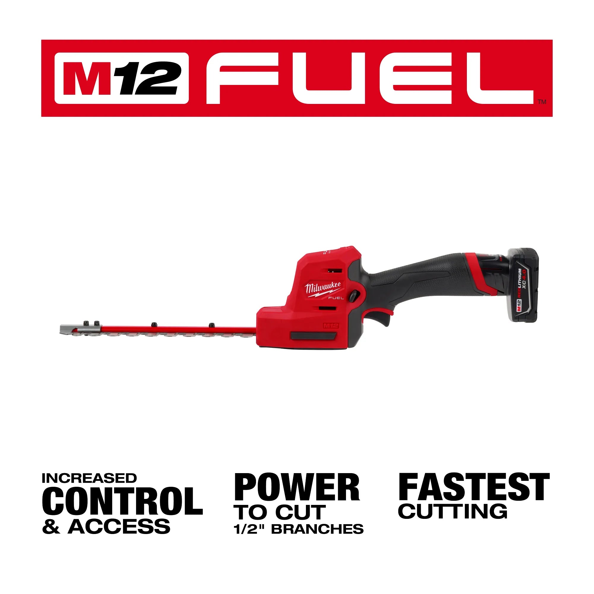 Milwaukee 2533-21 M12 FUEL™ 8" Hedge Trimmer Kit - Edmondson Supply