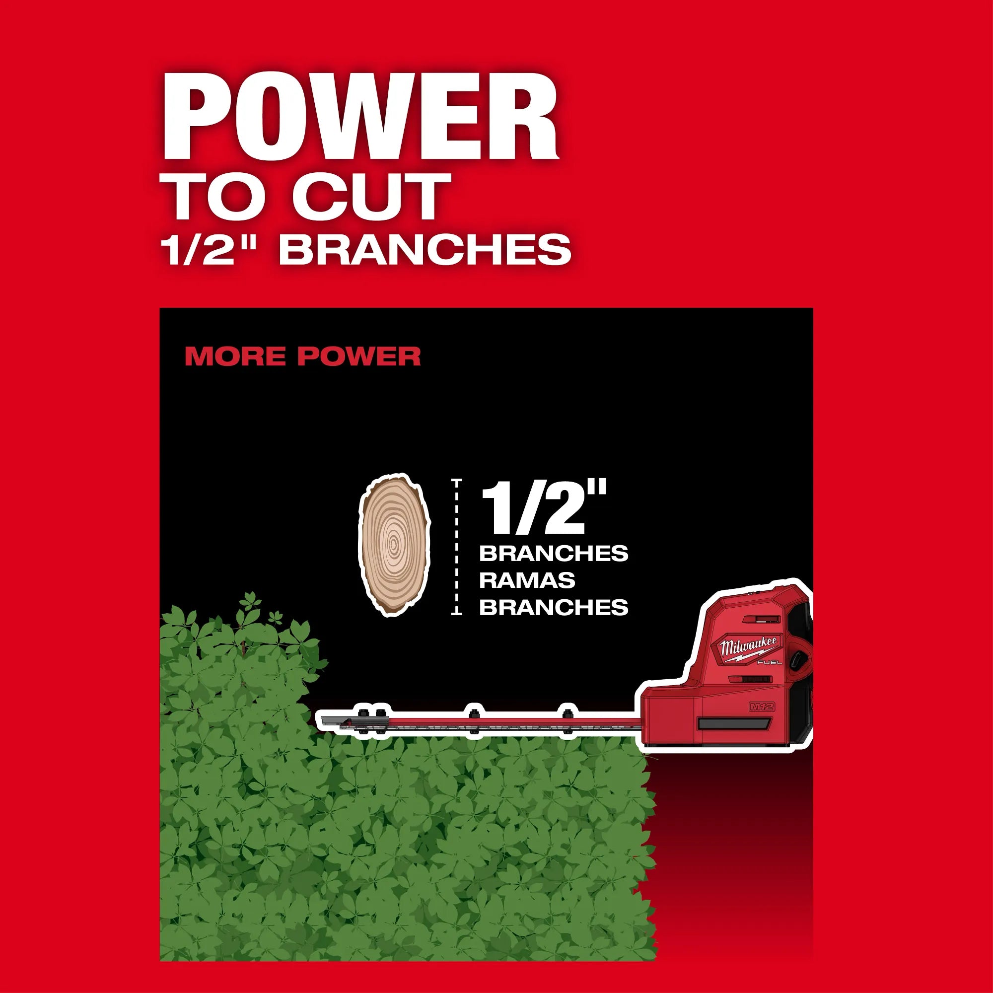 Milwaukee 2533-21 M12 FUEL™ 8" Hedge Trimmer Kit - Edmondson Supply