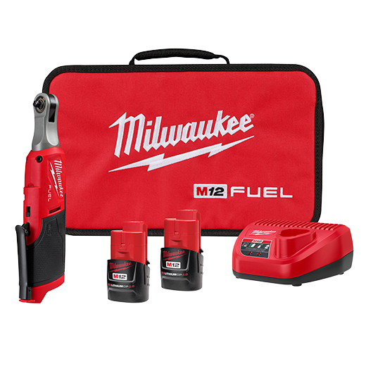 Milwaukee 2566-22 M12 FUEL™ 1/4" High Speed Ratchet Kit - Edmondson Supply