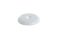 Pasco 2873-W 1/2" CTS Spit Plastic Floor & Ceiling Plate, White - Edmondson Supply