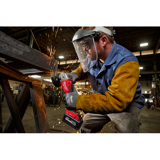 Milwaukee 2883-20 M18 FUEL™ 4-1/2" / 5" Braking Grinder w/ ONE-KEY™ Slide Switch, Lock-On - Edmondson Supply