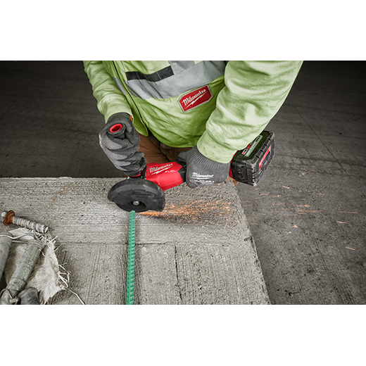 Milwaukee 2883-20 M18 FUEL™ 4-1/2" / 5" Braking Grinder w/ ONE-KEY™ Slide Switch, Lock-On - Edmondson Supply