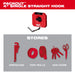 Milwaukee 48-22-8328 PACKOUT™ 4" Single Straight Hook - Edmondson Supply