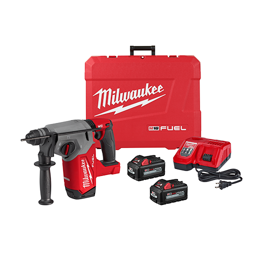 Milwaukee 2912-22 M18 FUEL™ 1" SDS Plus Rotary Hammer Kit - Edmondson Supply