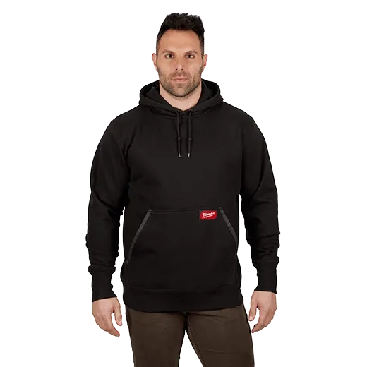 Milwaukee 350BXL Heavy Duty Pullover Hoodie (Black, Size XL) - Edmondson Supply