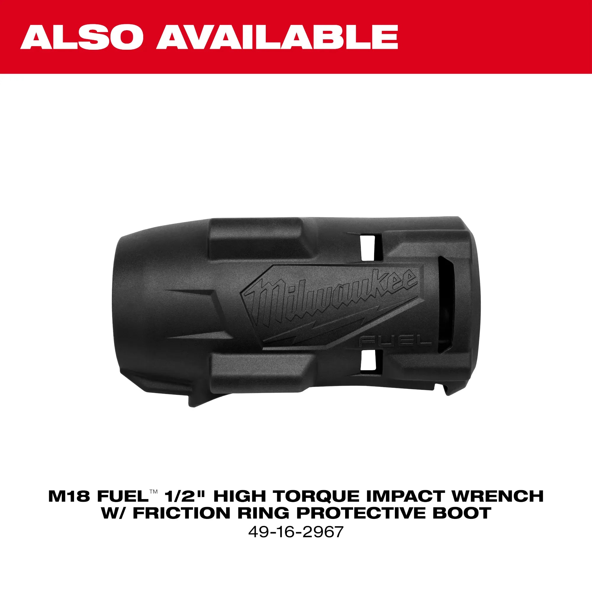 Milwaukee 2967-20 M18 FUEL™ 1/2" High Torque Impact Wrench w/ Friction Ring (TOOL ONLY) - Edmondson Supply