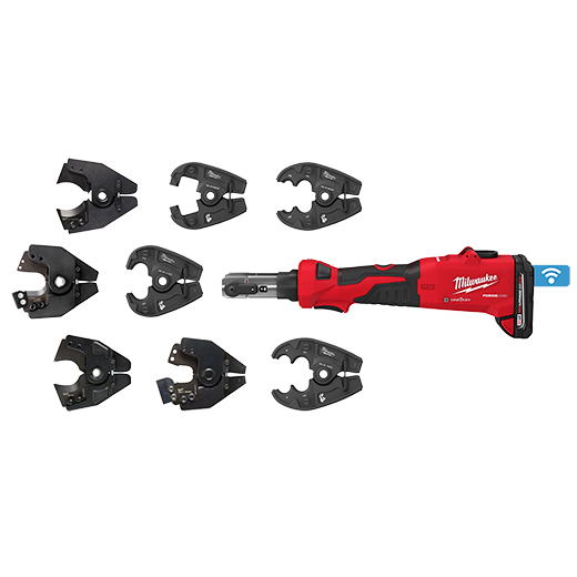 Milwaukee 2978-22BG M18™ FORCE LOGIC™ 6T Linear Utility Crimper Kit w/ BG-D3 Jaw - Edmondson Supply
