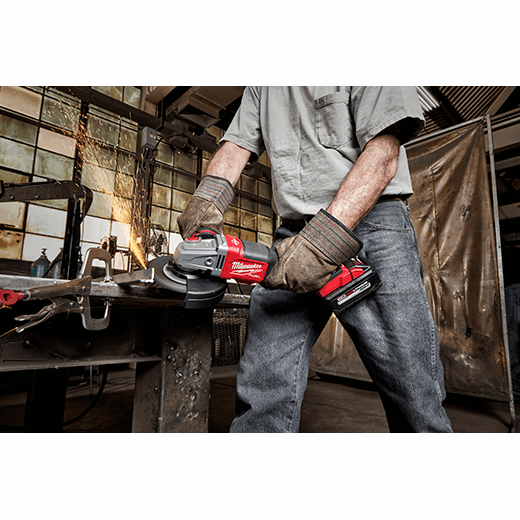 Milwaukee 2980-22 M18 FUEL™ 4-1/2” - 6” Braking Grinder Kit, Paddle Switch No-Lock - Edmondson Supply