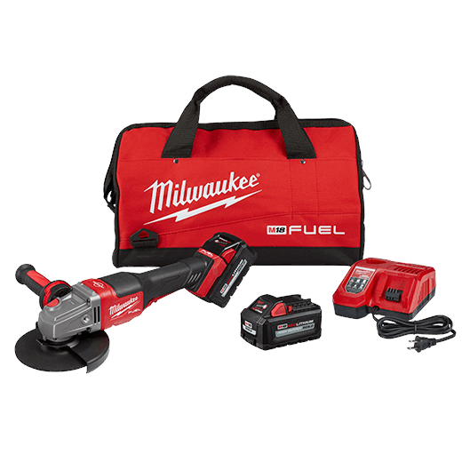 Milwaukee 2980-22 M18 FUEL™ 4-1/2” - 6” Braking Grinder Kit, Paddle Switch No-Lock
