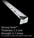 Tajima GSSF-16BW GS Lock™ SAFETY BELT HOLDER™ Tape Measure, 16-foot - Edmondson Supply