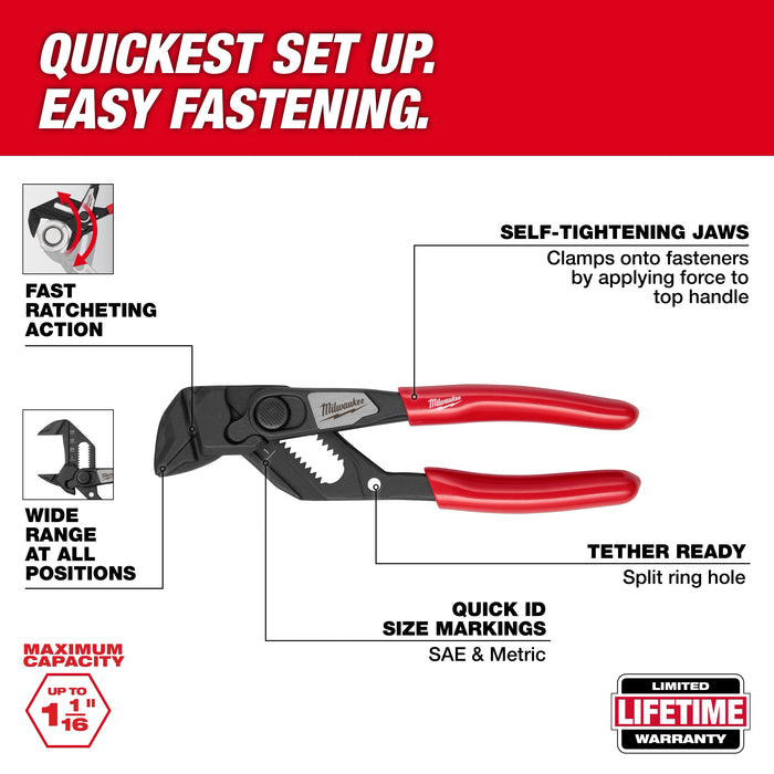 Milwaukee 48-22-6905 5" Pliers Wrench - Edmondson Supply