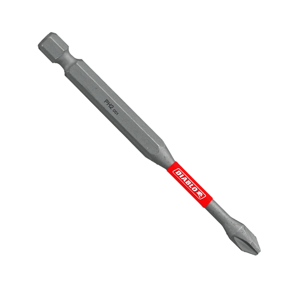 Diablo Tools DPH235P2 3-1/2" #2 Phillips Drive Bit (2-Pack) - Edmondson Supply