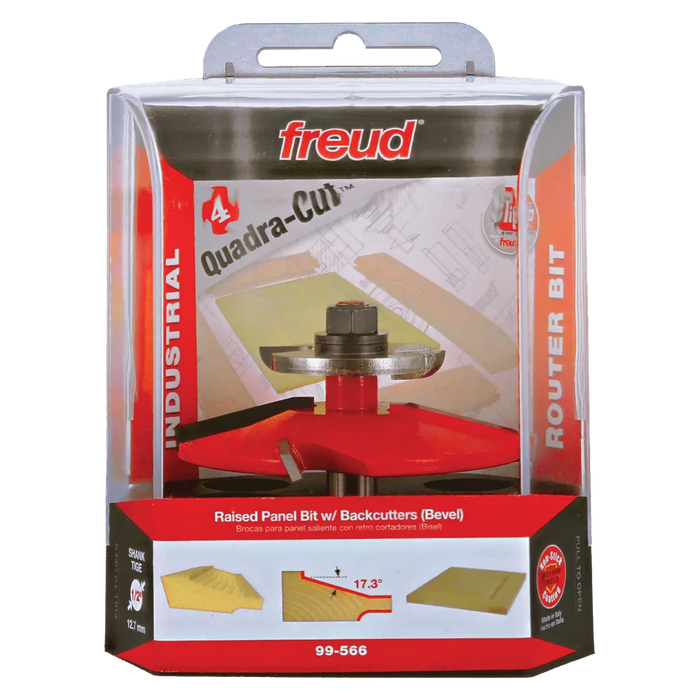 Freud 99-566 3-1/2" Raised Panel Bit with Backcutters - Edmondson Supply