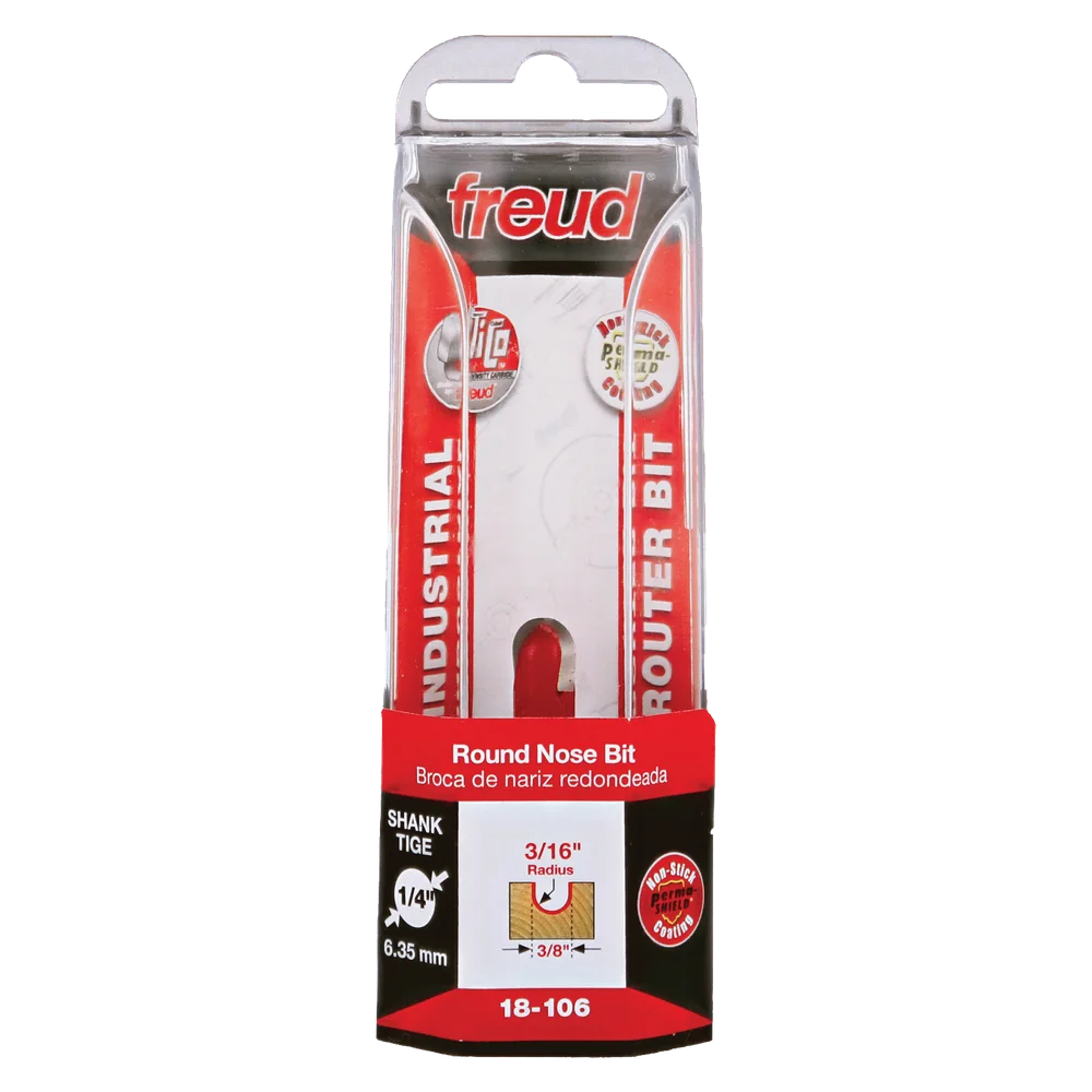 Freud 18-106 3/16" Radius Round Nose Bit - Edmondson Supply