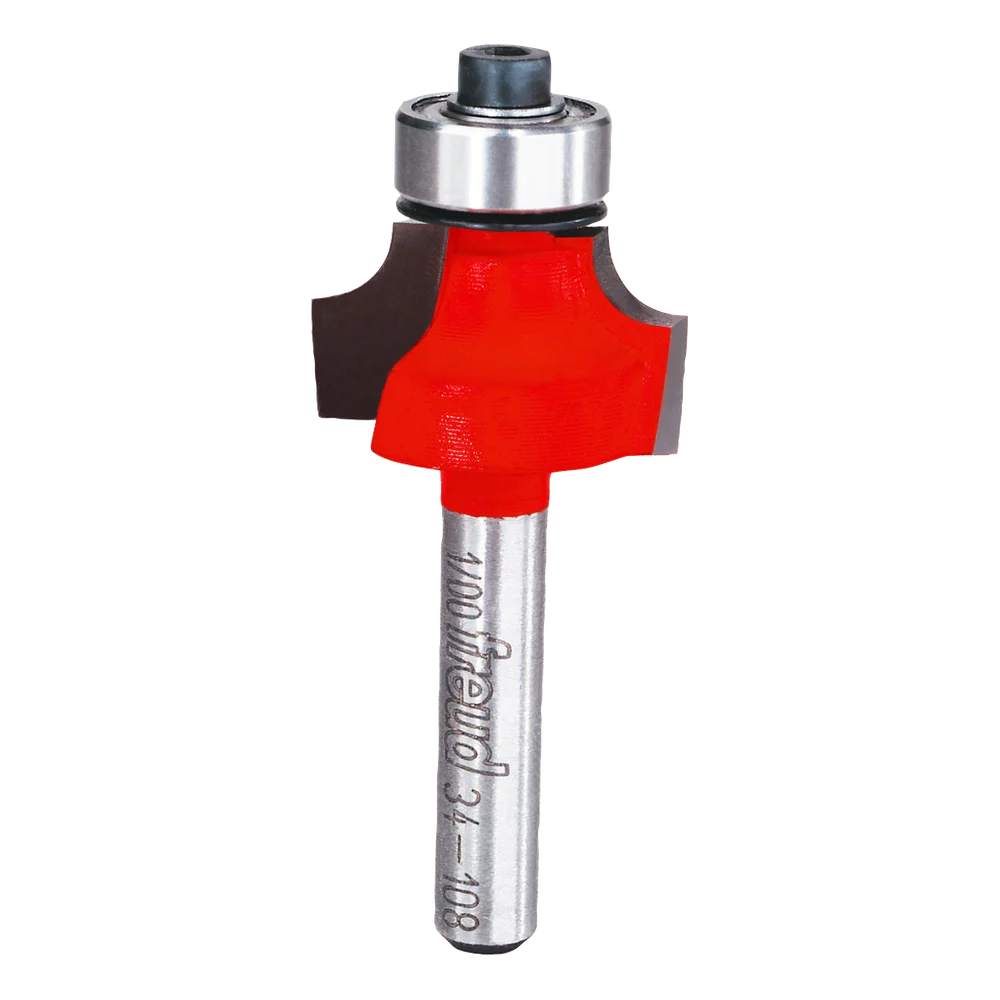 Freud 34-108 3/16" Radius Rounding Over Bit (Shank dia. 1/4") - Edmondson Supply