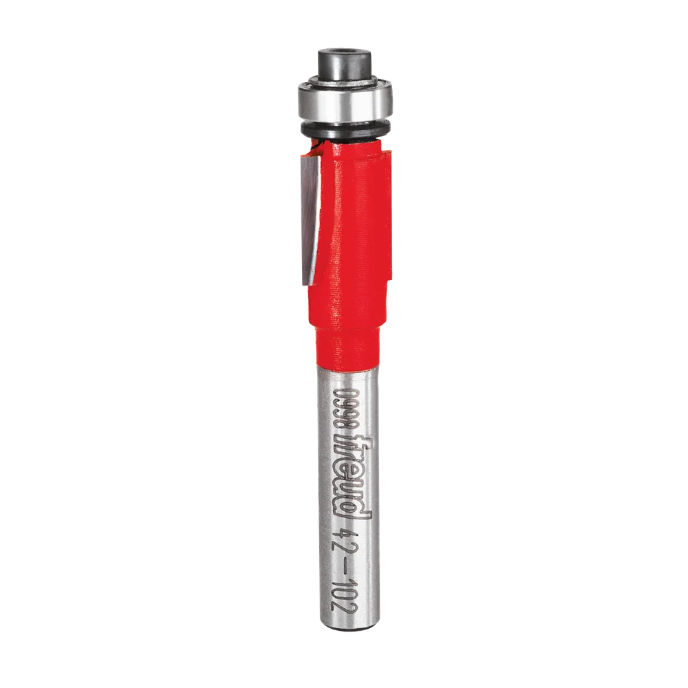 Freud 42-102 3/8" Bearing Flush Trim Bit (Carbide Height: 1/2") - Edmondson Supply