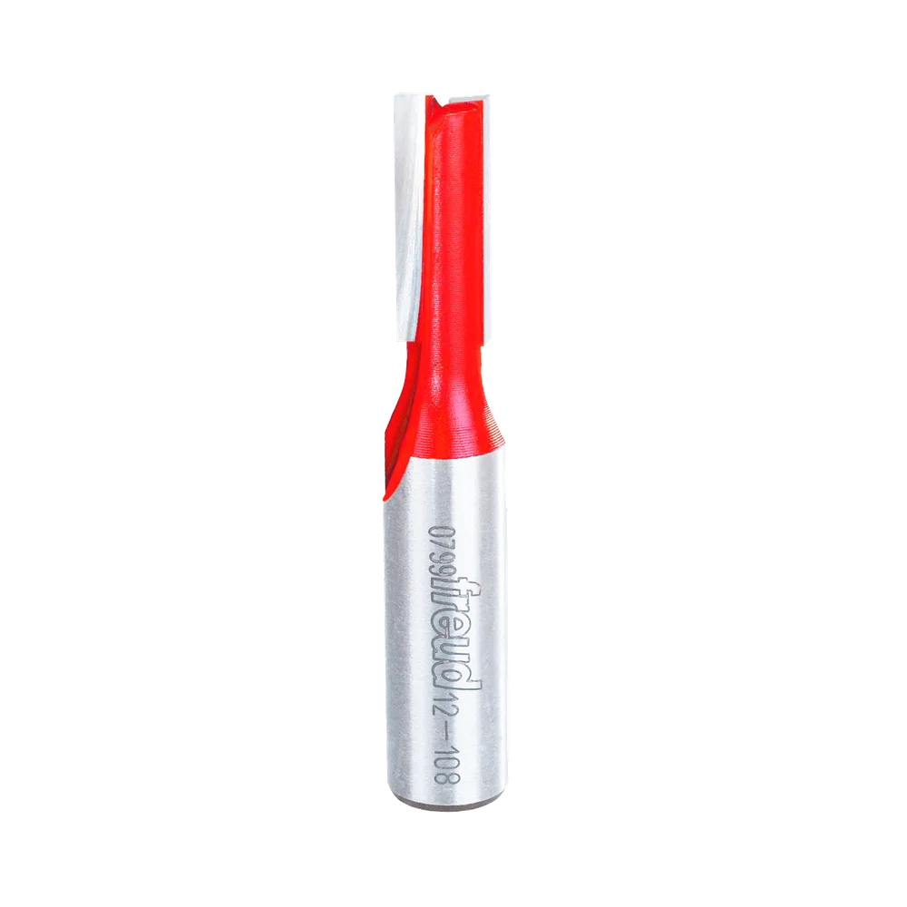 Freud 12-108 3/8" Double Flute Straight Bit (Carbide Height 1") - Edmondson Supply