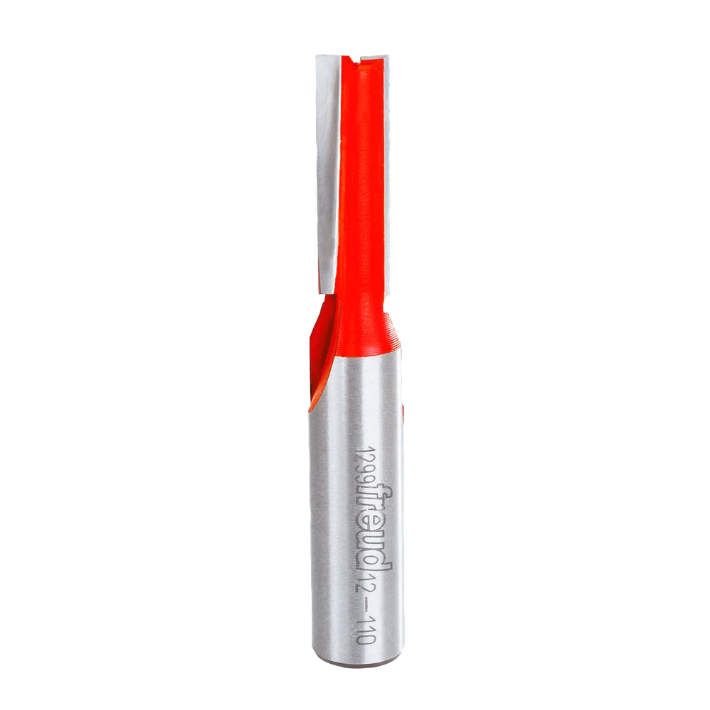 Freud 12-110 3/8" Double Flute Straight Bit (Carbide Height 1-1/4") - Edmondson Supply