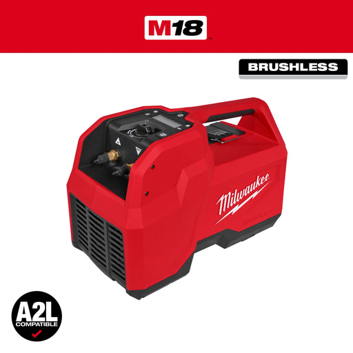 Milwaukee 2938-21 M18™ Brushless Refrigerant Recovery Machine - Edmondson Supply