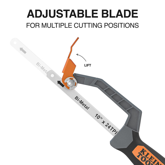 Klein Tools 31432 Compact Medium-Cut Hacksaw - Edmondson Supply