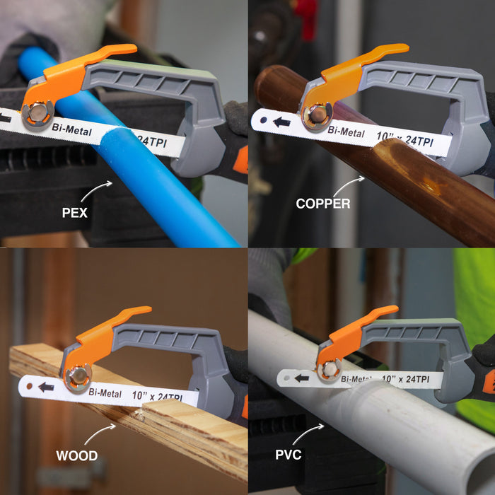 Klein Tools 31432 Compact Medium-Cut Hacksaw - Edmondson Supply