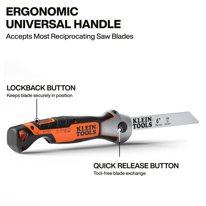 Klein Tools 31757 Folding Multi-Purpose Jab Saw - Edmondson Supply