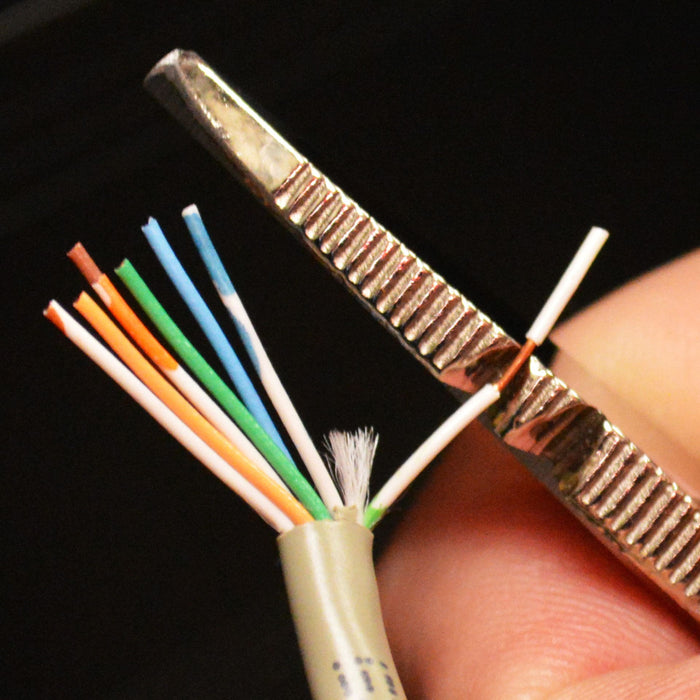 Jameson Tools 32-41NS 5-1/4" Electrician Splicer Scissors with Snip Grip, Notched & Serrated - Edmondson Supply