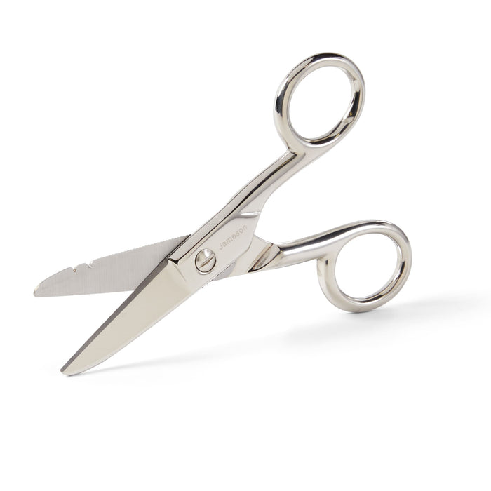 Jameson Tools 32-21NS 5-1/4" Electrician Splicer Scissors, Notched & Serrated - Edmondson Supply