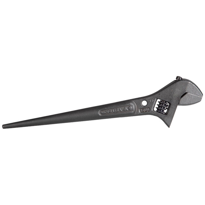 Klein Tools 3227 Adjustable Spud Wrench, 10-Inch, 1-7/16-Inch, Tether Hole