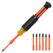 Klein Tools 32306INS 6-in-1 Insulated Auto-Lock Screwdriver - Edmondson Supply