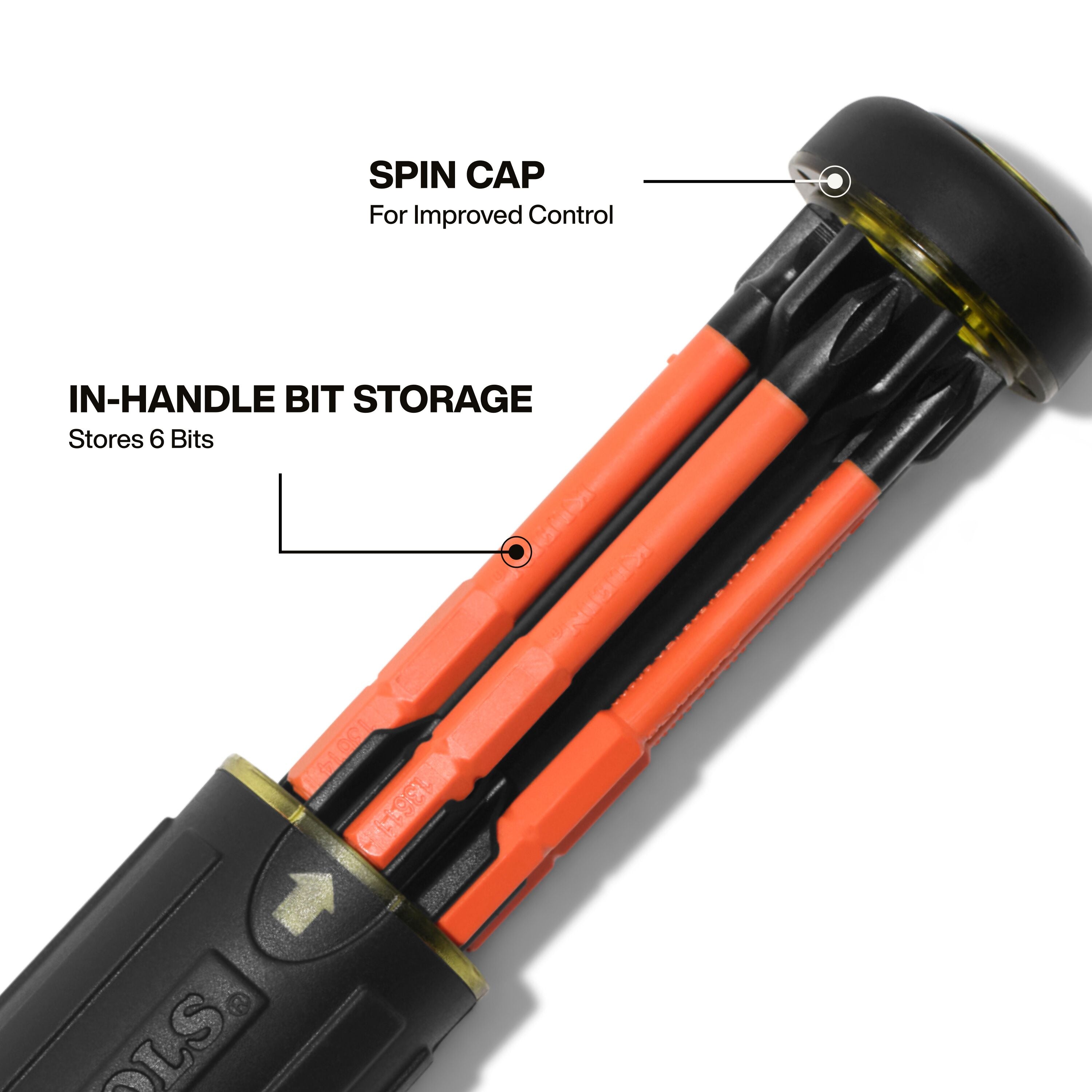 Klein Tools 32306INS 6-in-1 Insulated Auto-Lock Screwdriver - Edmondson Supply