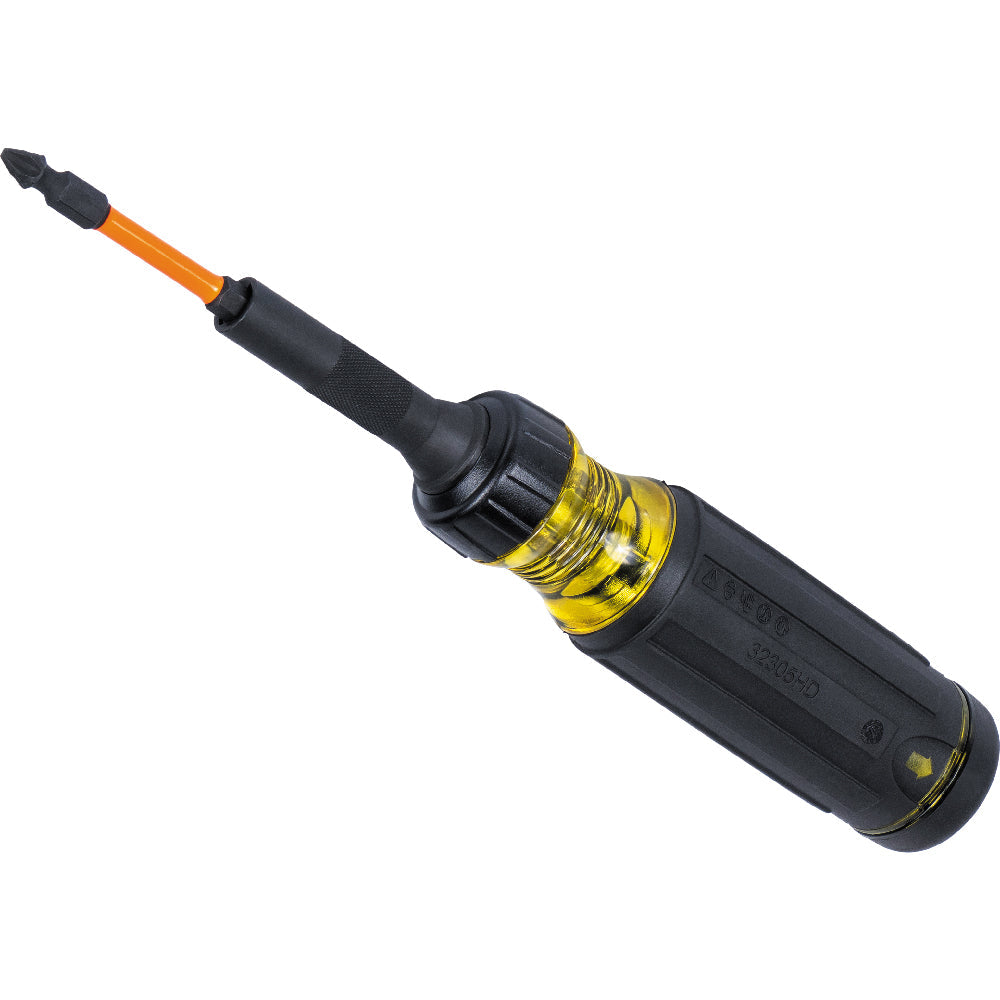 Klein Tools 32315HD 15-in-1 Ratcheting Impact-Rated Multi-Bit Torsion Zone Screwdriver - Edmondson Supply