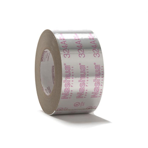 Nashua 324A UL 181A-P & B-FX Listed Premium Cold Weather Foil Tape, 2.5 in x 60 yd, 4.8 mil - Edmondson Supply