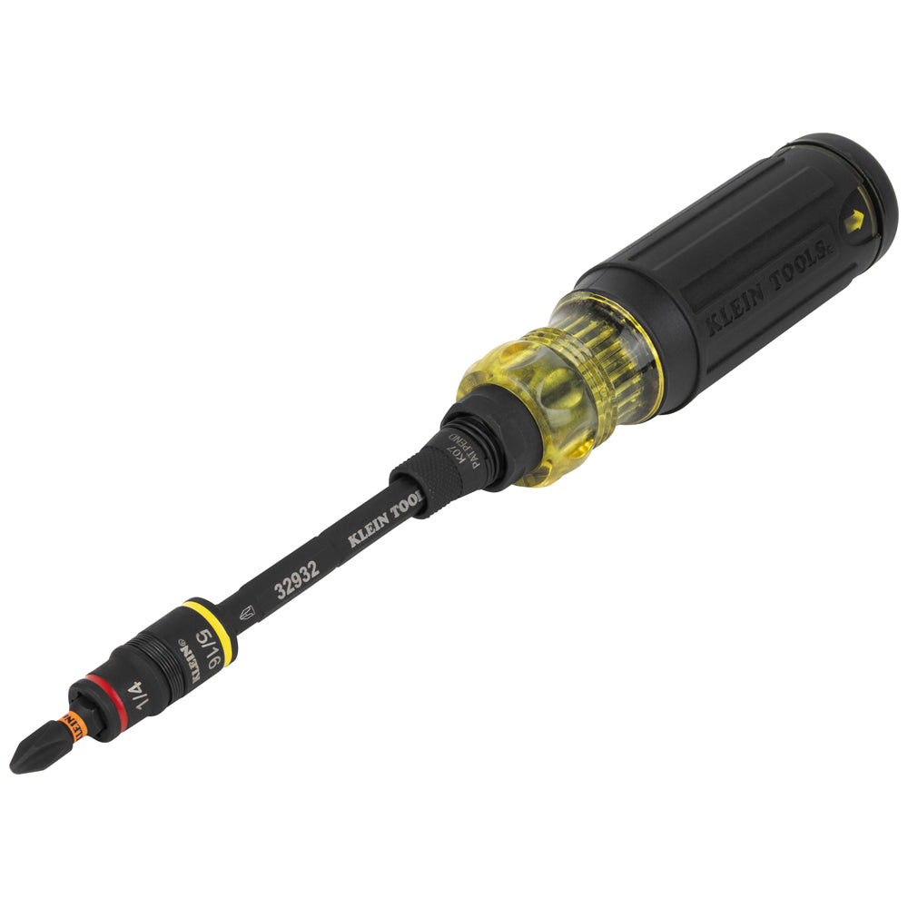 Klein Tools 32516HD KNECT™ 16-in-1 Impact Rated Hybrid Screwdriver / Nut Driver - Edmondson Supply