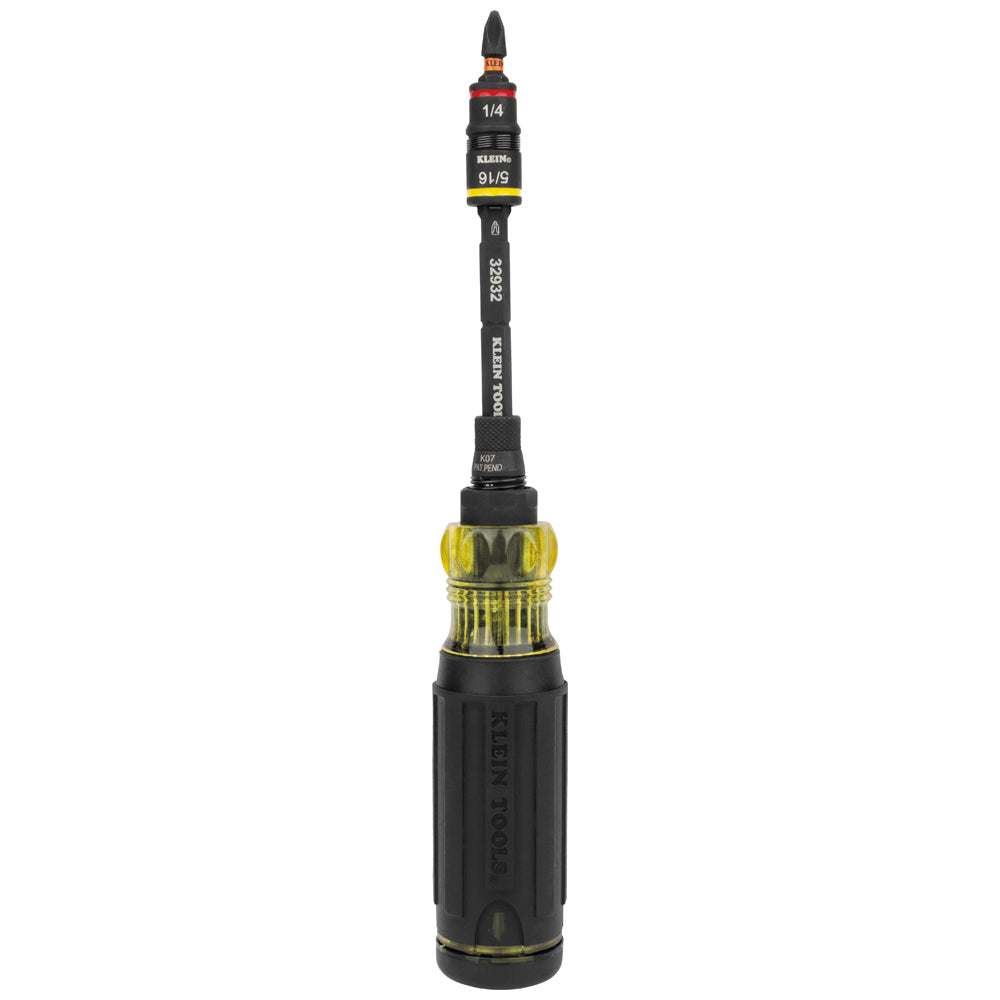 Klein Tools 32516HD KNECT™ 16-in-1 Impact Rated Hybrid Screwdriver / Nut Driver - Edmondson Supply