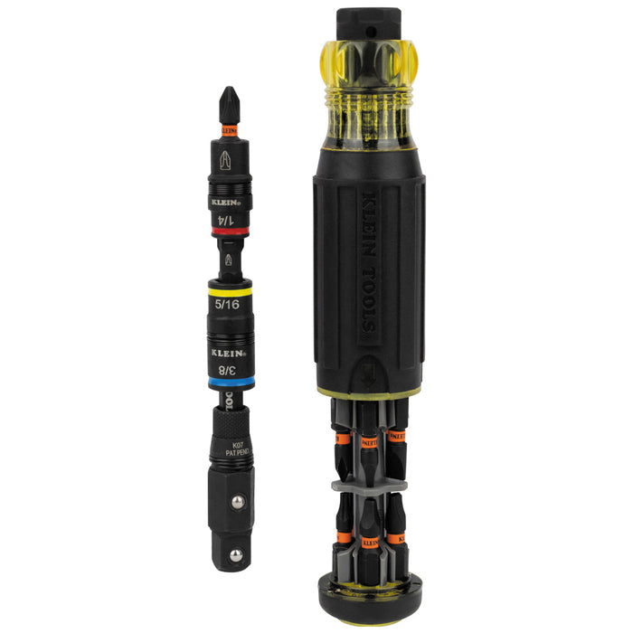 Klein Tools 32517HD KNECT™ 17-in-1 Impact-Rated Hybrid Screwdriver / Nut Driver - Edmondson Supply