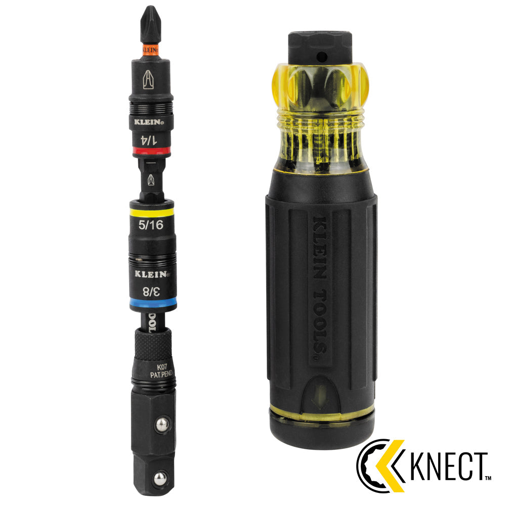 Klein Tools 32517HD KNECT™ 17-in-1 Impact-Rated Hybrid Screwdriver / Nut Driver - Edmondson Supply