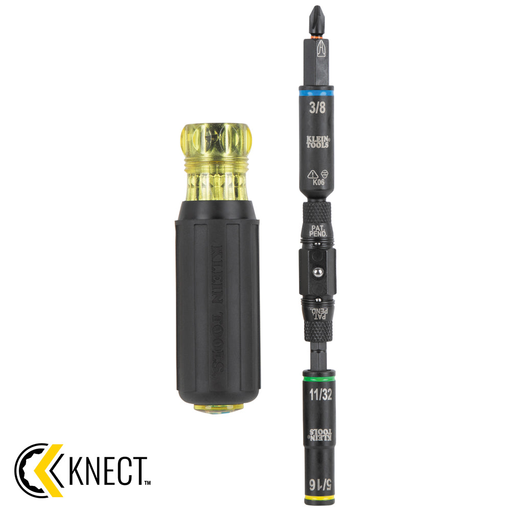 Klein Tools 32528HD KNECT™ 10-in-1 Impact-Rated Screwdriver / Nut Driver - Edmondson Supply