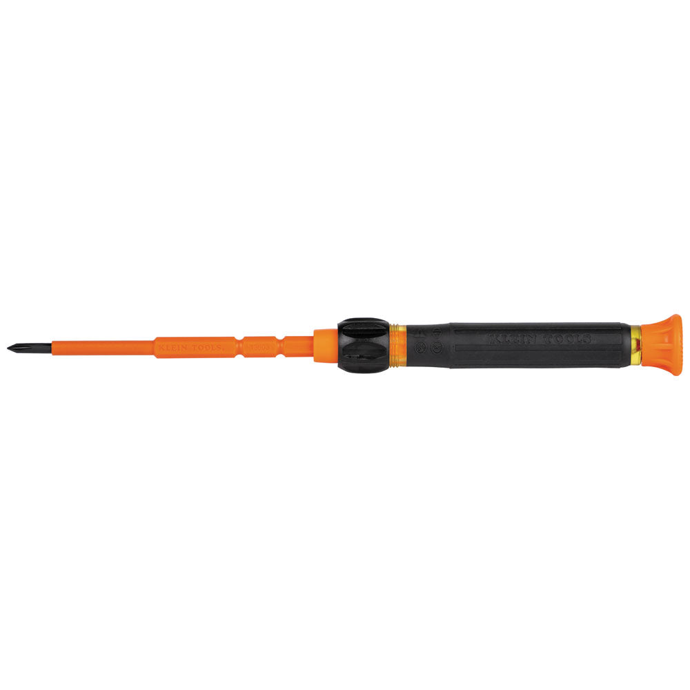 Klein Tools 32581INS  2-in-1 Insulated Electronics Screwdriver, Phillips, Slotted Bits - Edmondson Supply