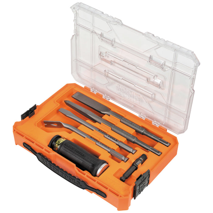 Klein Tools 32755SD SDS Chisel Bit Set with Handle 6-Piece - Edmondson Supply