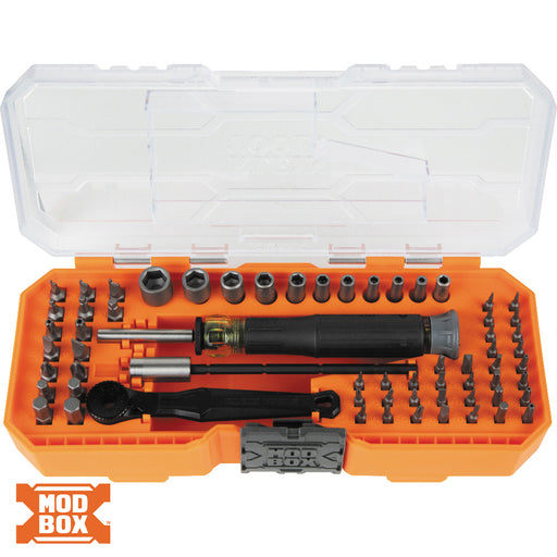 Klein Tools 32787 Precision Ratchet and Driver System, 64-Piece - Edmondson Supply