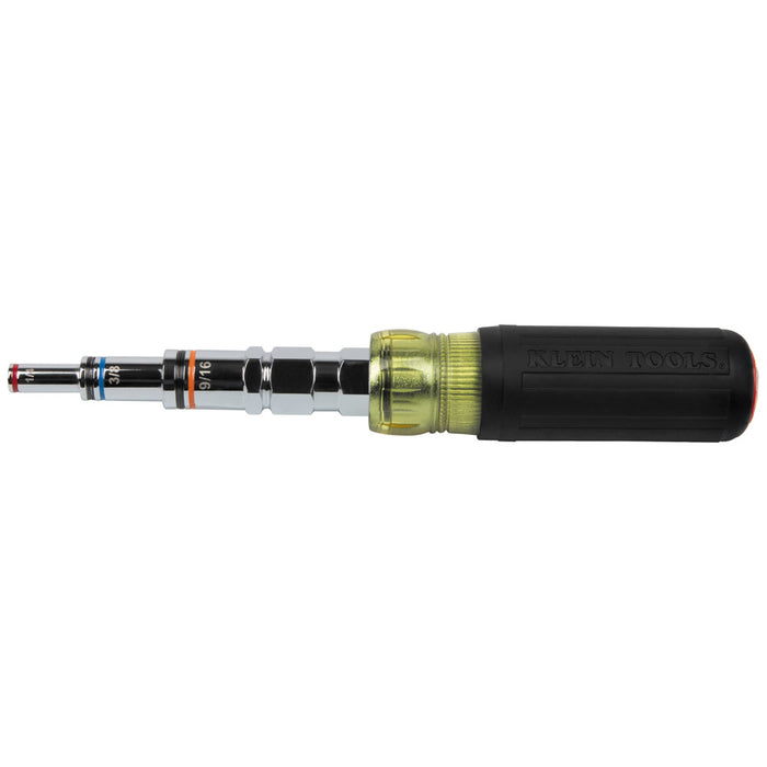 Klein Tools 32809MAG 9-in-1 Pass Through SAE Multi-Nut Driver, Magnetic - Edmondson Supply