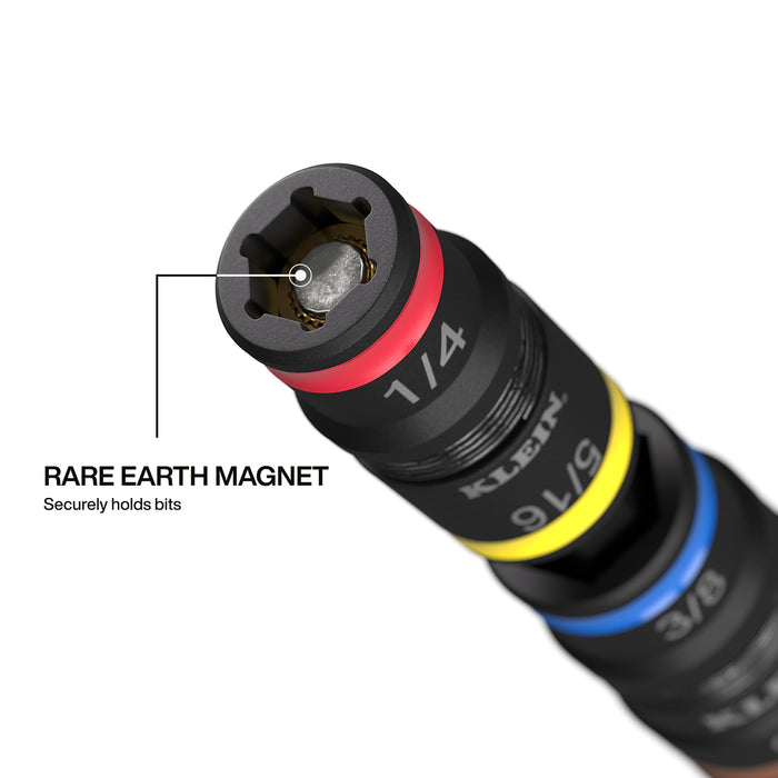 Klein Tools 32914HD 14-in-1 Impact Rated Flip Socket Set - Edmondson Supply