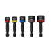 Klein Tools 32925S Magnetic Power Nut Setters, 2-Inch Shaft, 5-Piece - Edmondson Supply
