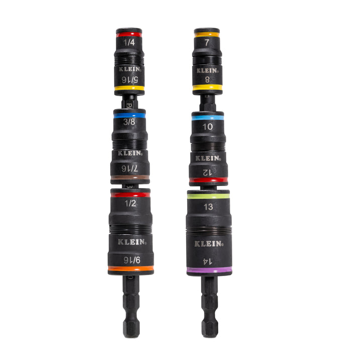 Klein Tools 32933KIT Impact-Rated Flip Socket Set, SAE and Metric - Edmondson Supply