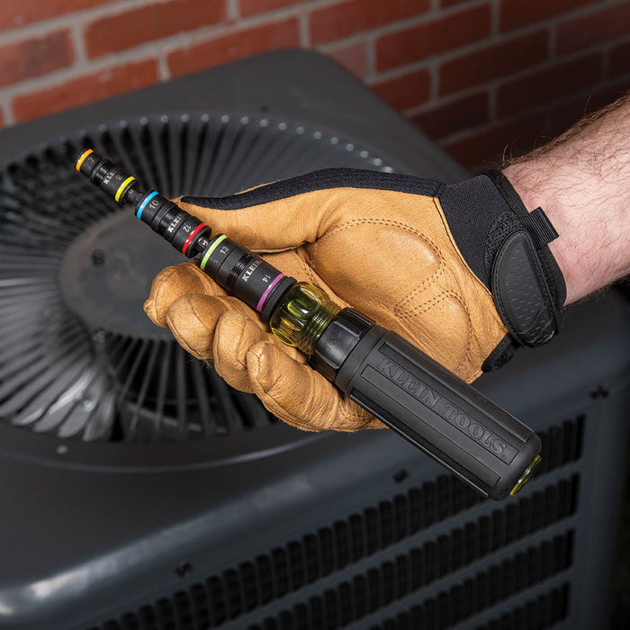 Klein Tools 32933M 6-in-1 Impact Rated Flip Socket Set, Metric - Edmondson Supply