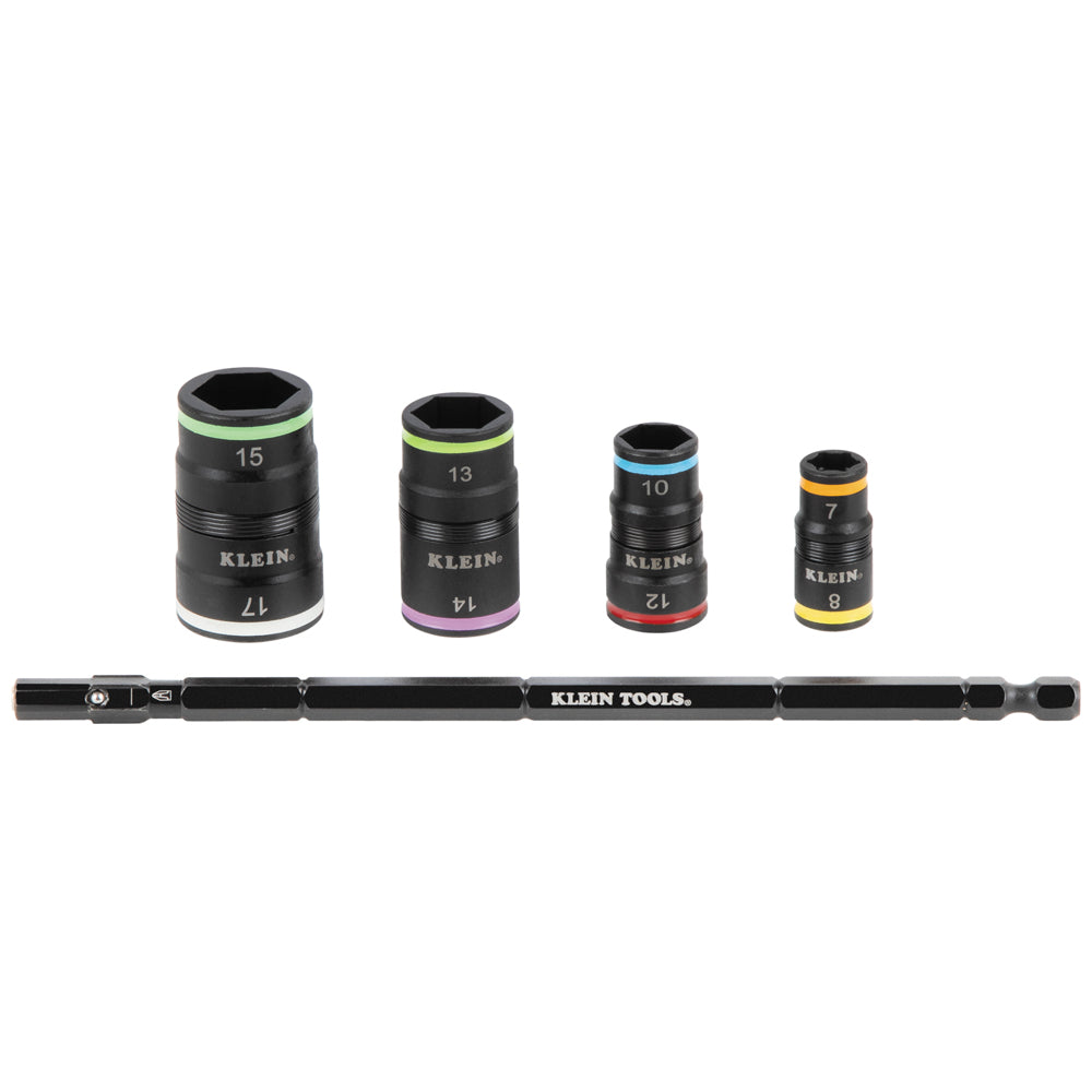 Klein Tools 32934M 8-in-1 Metric Impact-Rated Flip Socket Set - Edmondson Supply