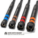Klein Tools 32940 Magnetic Hollow Color-Coded Power Nut Drivers Set, 6-Piece - Edmondson Supply