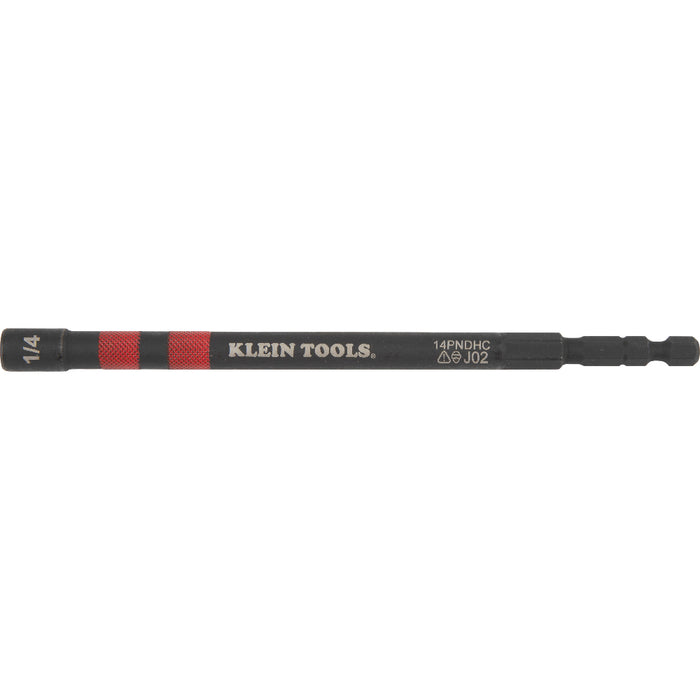 Klein Tools 14PNDHC 1/4-Inch Hollow Magnetic Color-Coded Power Nut Driver - Edmondson Supply