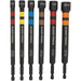 Klein Tools 32950 Hollow Magnetic Color-Coded Ratcheting Power Nut Drivers, 7-Piece - Edmondson Supply